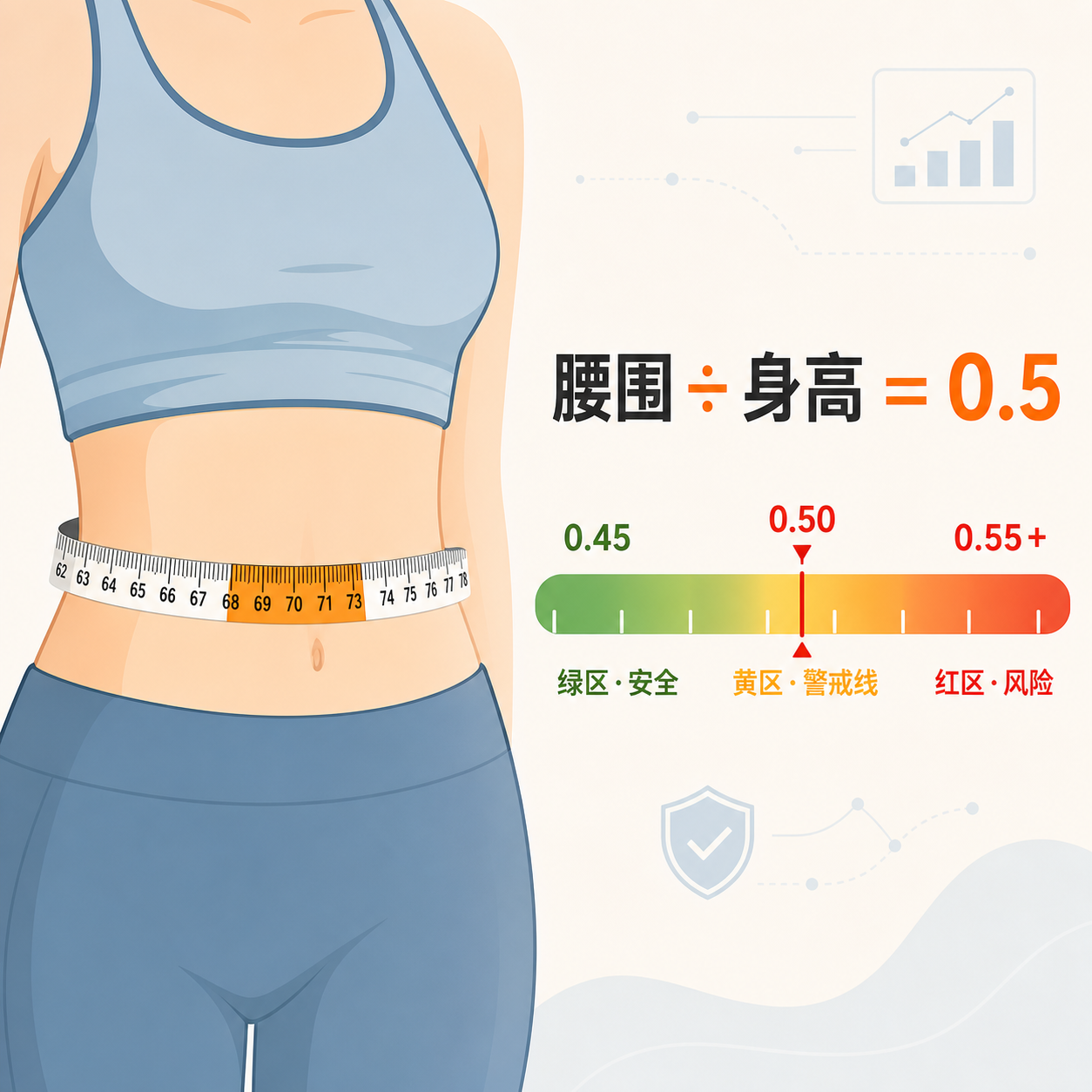 腰围身高